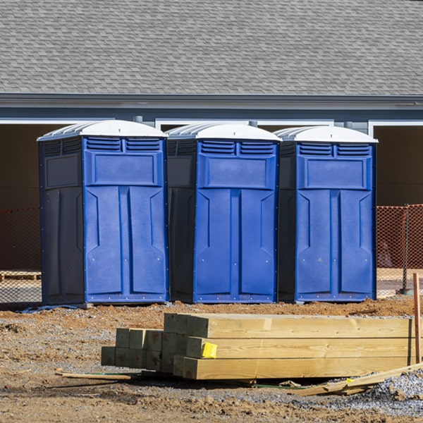 what is the maximum capacity for a single portable toilet in Mansfield Depot Connecticut